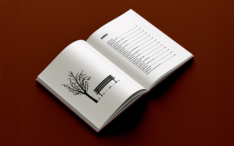 Mockup de diagramação — sumário
